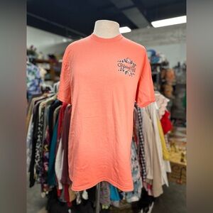 Vibrant Coral Short Sleeve Tee